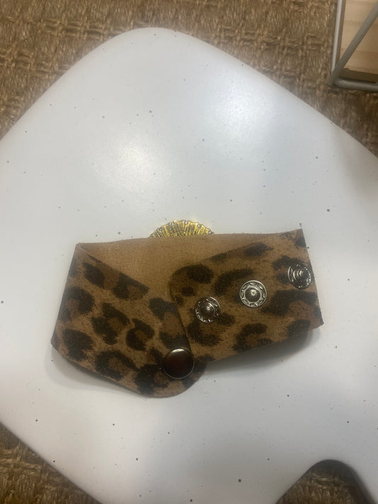 Upcycled LV Soft Cuff Bracelet