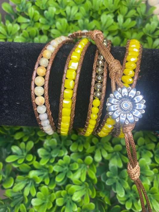Stone Wrap Bracelet- Options