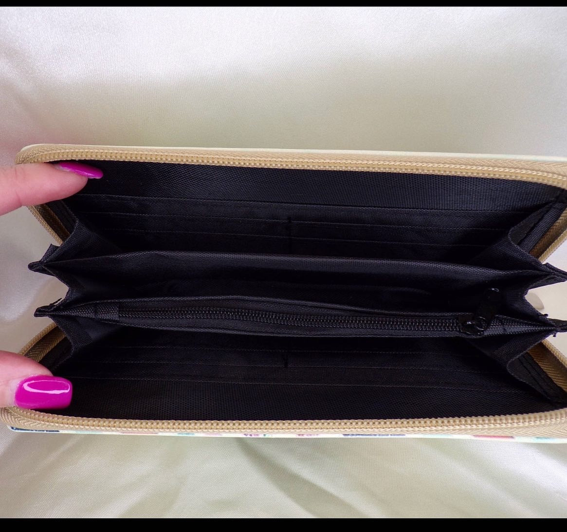 Upcycled LV Wallet- Arrows