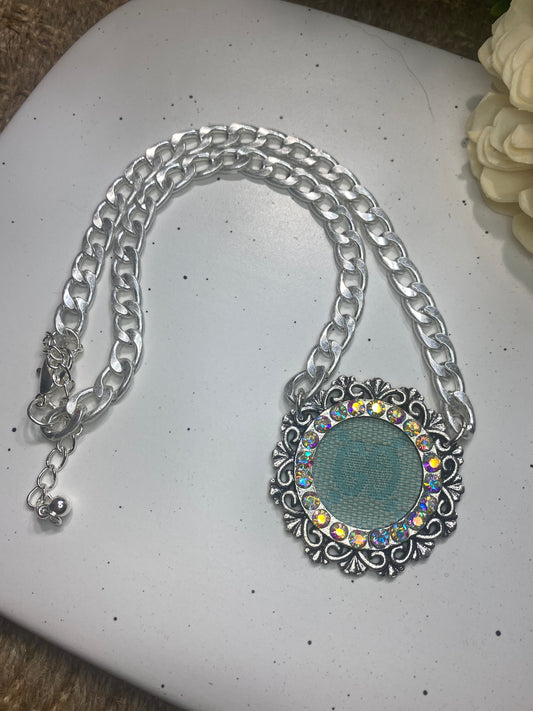 Upcycled Tiffany GG Silver Necklace