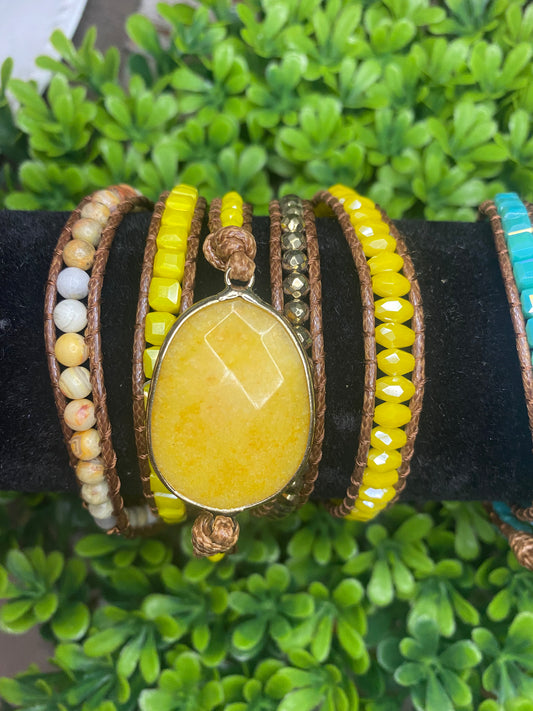 Stone Wrap Bracelet- Options