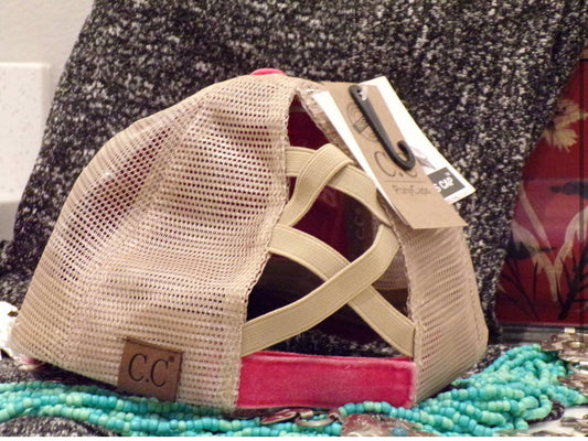 Upcycled LV Criss Criss Hat- Pink