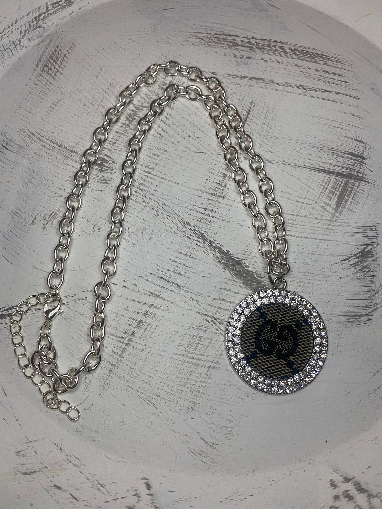 Upcycled GG Silver Necklace