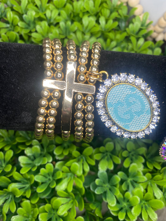 Upcycled Tiffany GG Gold Bracelet