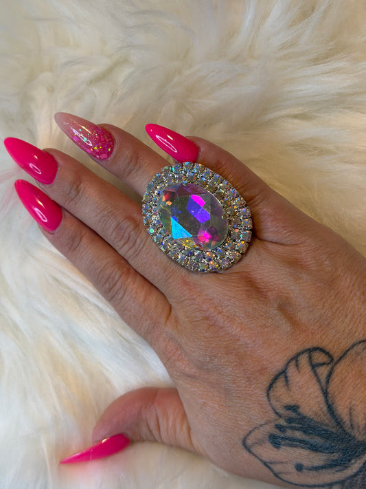 Statement Rhinestone Ring