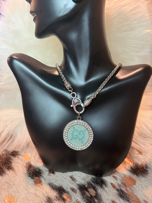 Upcycled GG Tiffany Silver Latch Necklace