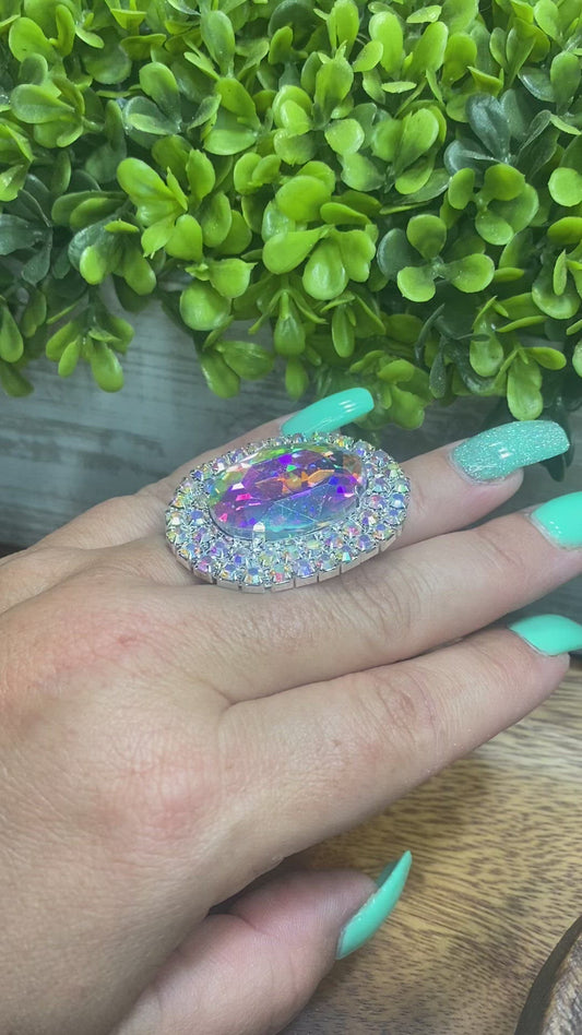Statement Rhinestone Ring