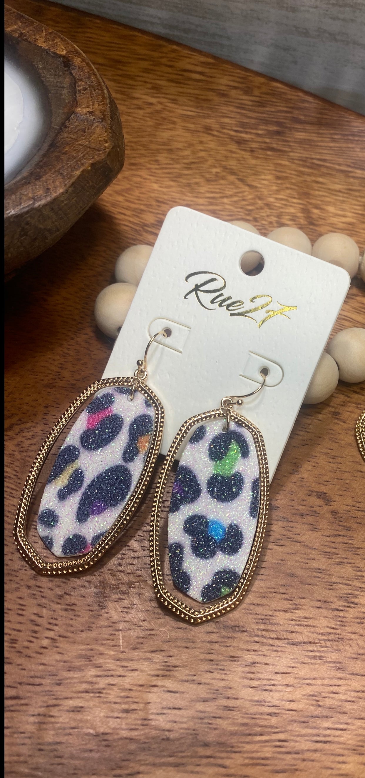 Textured Metal Dangle Earrings