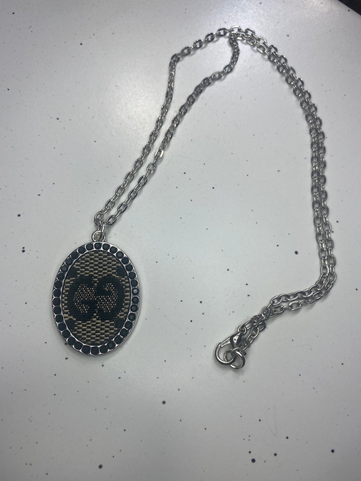 Upcycled GG Silver Necklace