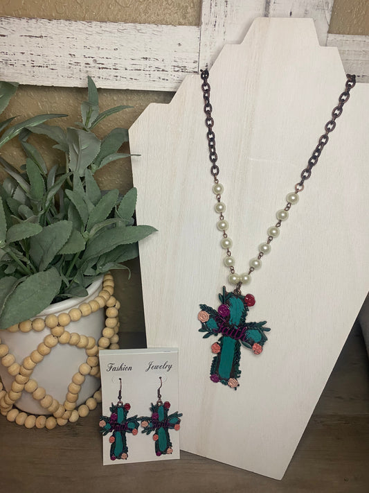 Faith Necklace & Earrings Set