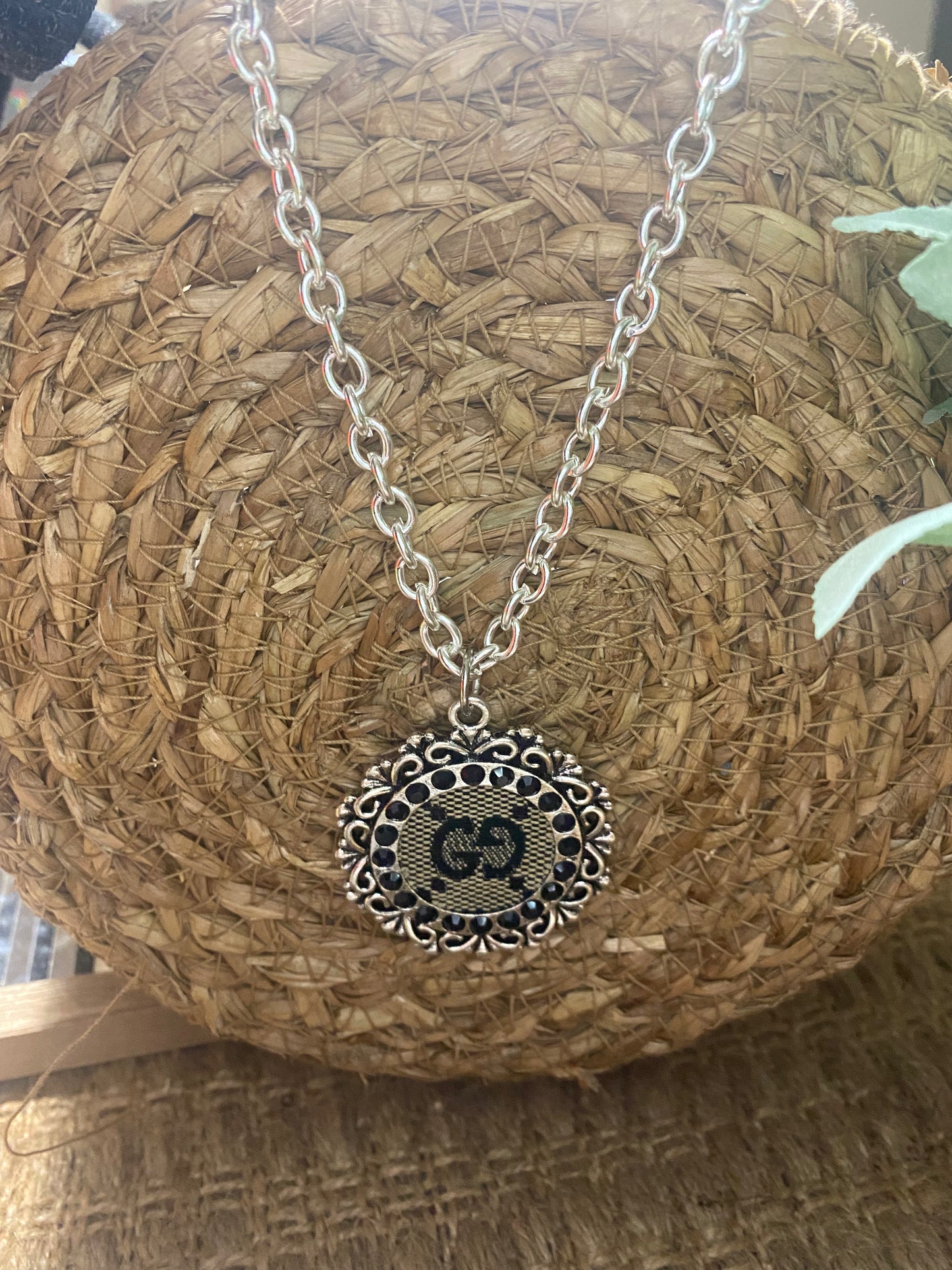Upcycled GG Silver Necklace