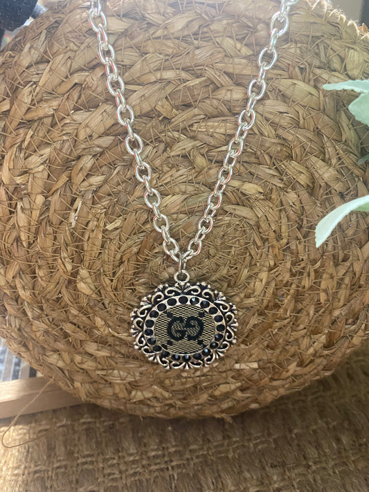 Upcycled GG Silver Necklace