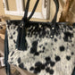 Leather Cowhide Fringe Bag