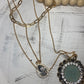 Upcycled Tiffany GG 3 layered Gold Necklace