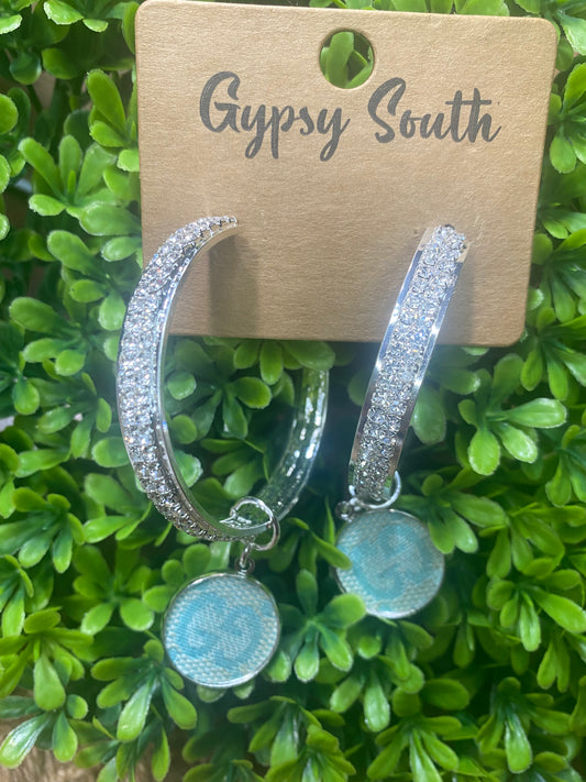 Upcycled GG Tiffany Silver Hoop Earrings