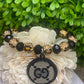 Upcycled GG Leopard and Black Diamonds