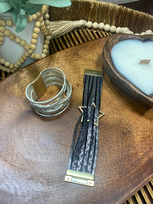 Magnetic Star Cuff Bracelet