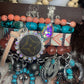 Upcycled LV Gypsy Bracelet Stack