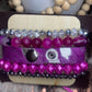 Upcycled GG Fuscia Bracelet Stack