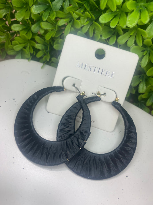 Halo Round Hoop Earrings