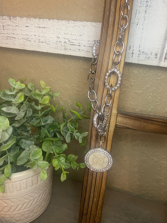 Upcycled Ivory GG Statement Necklace