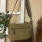 Clea RayVintage Fabric with Leather Trim Bag