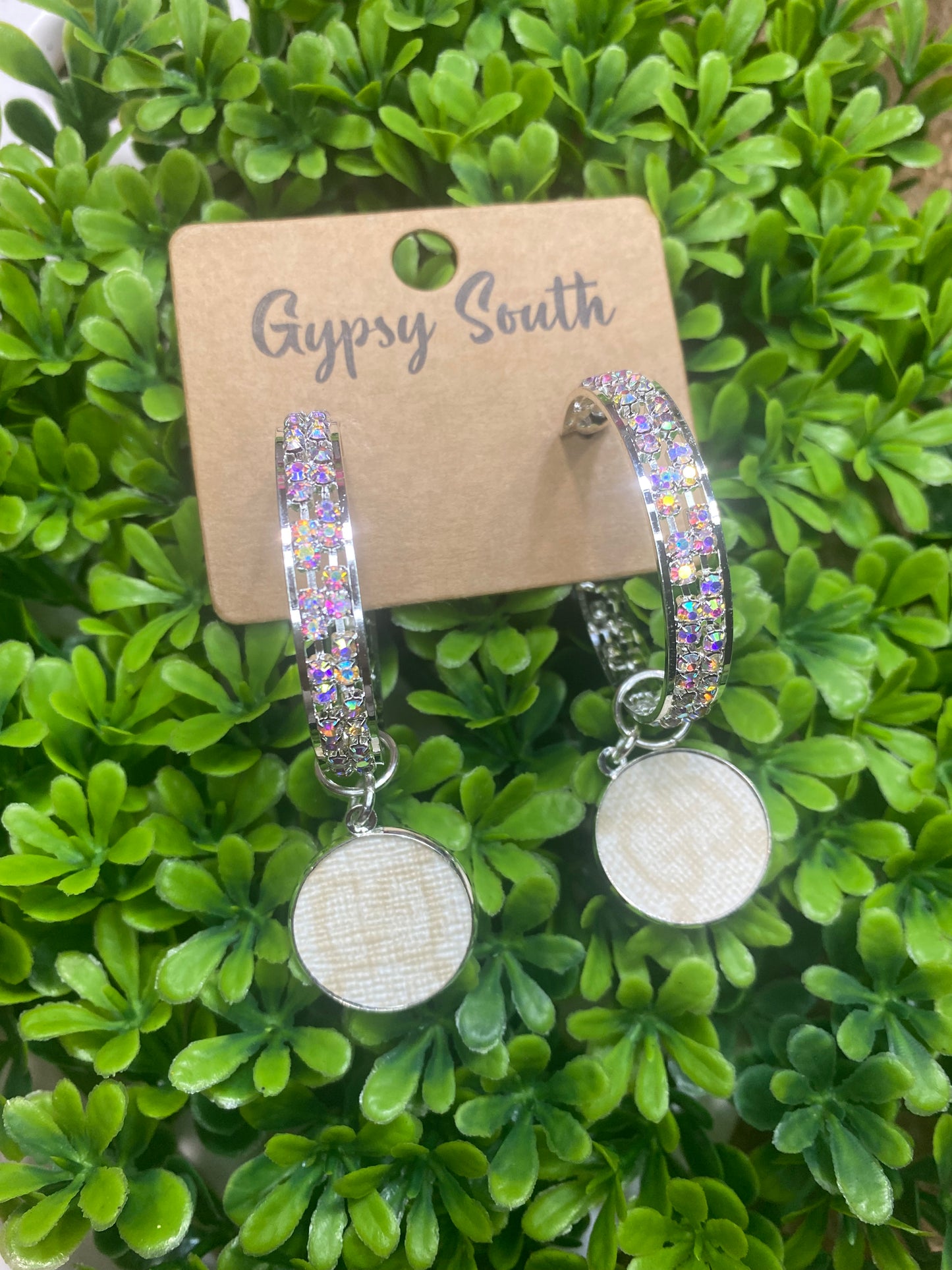 Upcycled GG Tiffany Silver Hoop Earrings