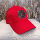 Upcycled LV Baseball Hat- Red