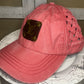 Upcycled LV Side Criss- Cross Hat- PINK