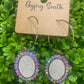 Upcycled GG Ivory Gold Hoop Earrings