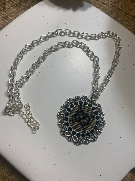 Upcycled GG Silver Necklace