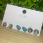 Small Natural Stone Stud Set