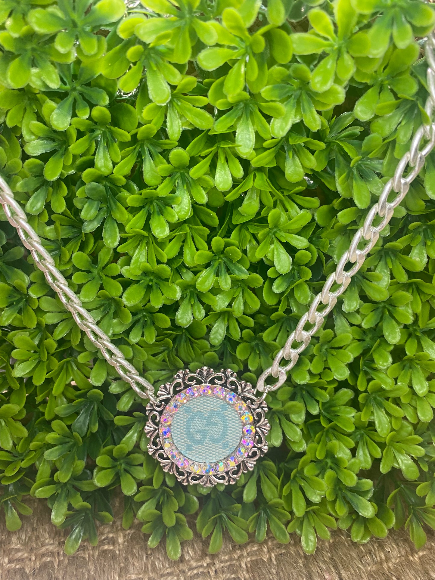 Upcycled Tiffany GG Silver Necklace