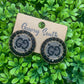 Upcycled GG Stud Earrings Crystals-options