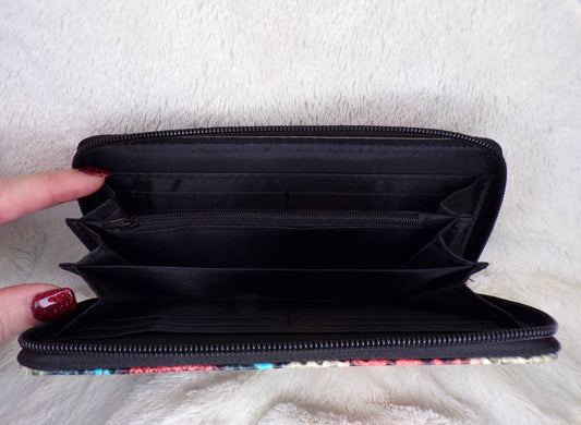 Upcycled LV Wallet- Snake
