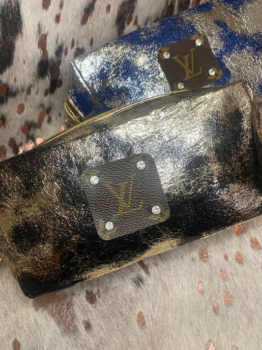Upcycled LV Makeup Bag-Shimmer