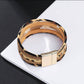 Magnetic Bracelet- Cheetah and Gold
