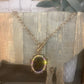 Upcycled LV Gold Necklace
