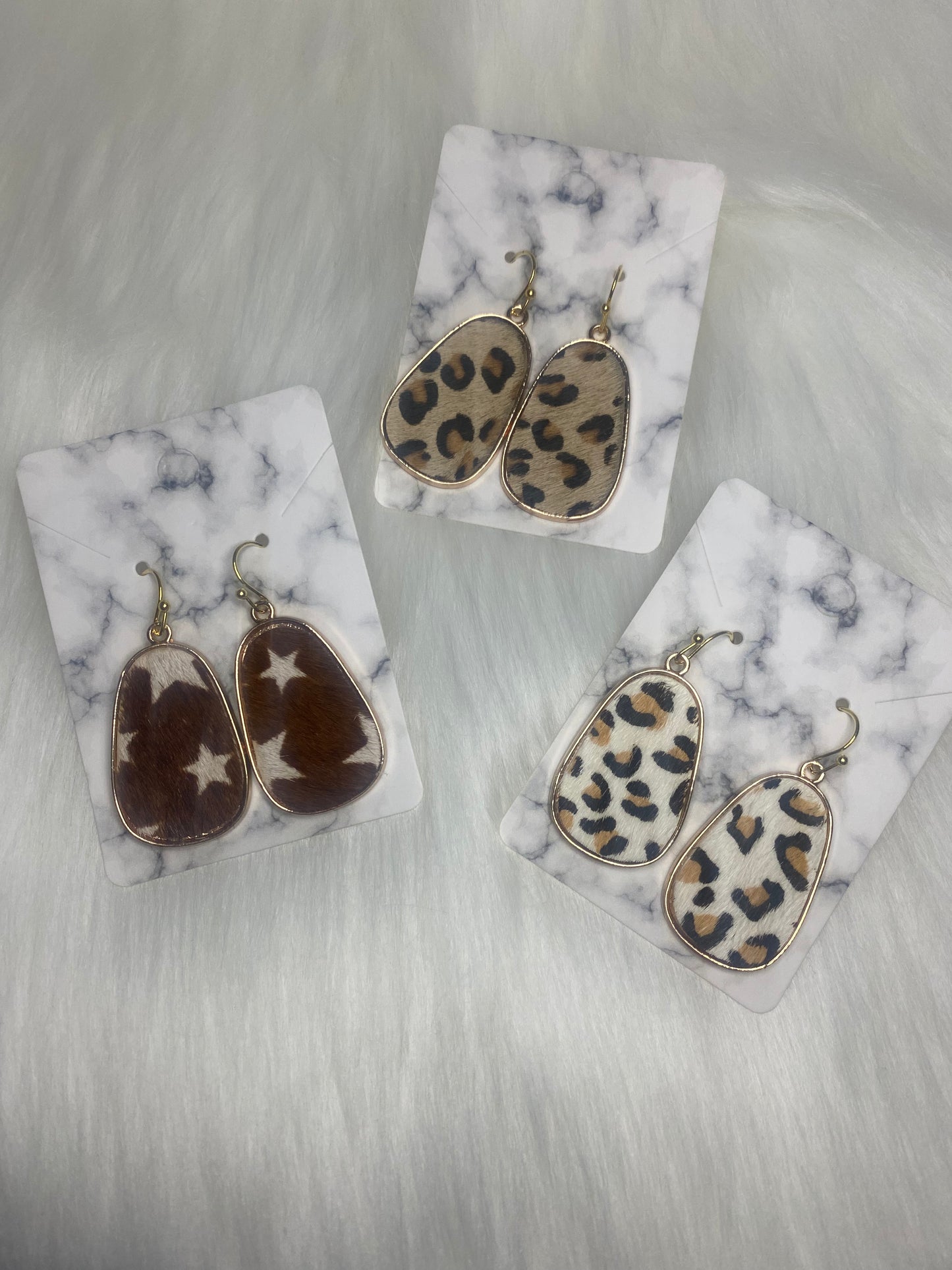 Mini Animal Print Earrings- Options