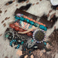 Upcycled LV Gypsy Bracelet Stack