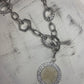 Upcycled Ivory GG Statement Necklace