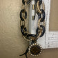 Upcycled LV Chain Link Bracelet