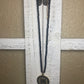 Upcycled GG Black Beaded Necklace