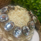 Upcycled GG Tiffany with Clear Crystals Gold Bracelet
