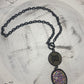 Upcycled GG Gem Charm Necklace