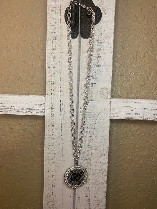 Upcycled GG Silver Necklace