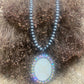 Upcycled GG Ivory and Gunmetal Necklace